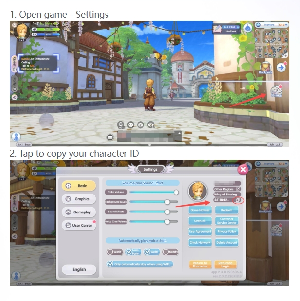 Panduan menemukan User ID Ragnarok X: Next Generation