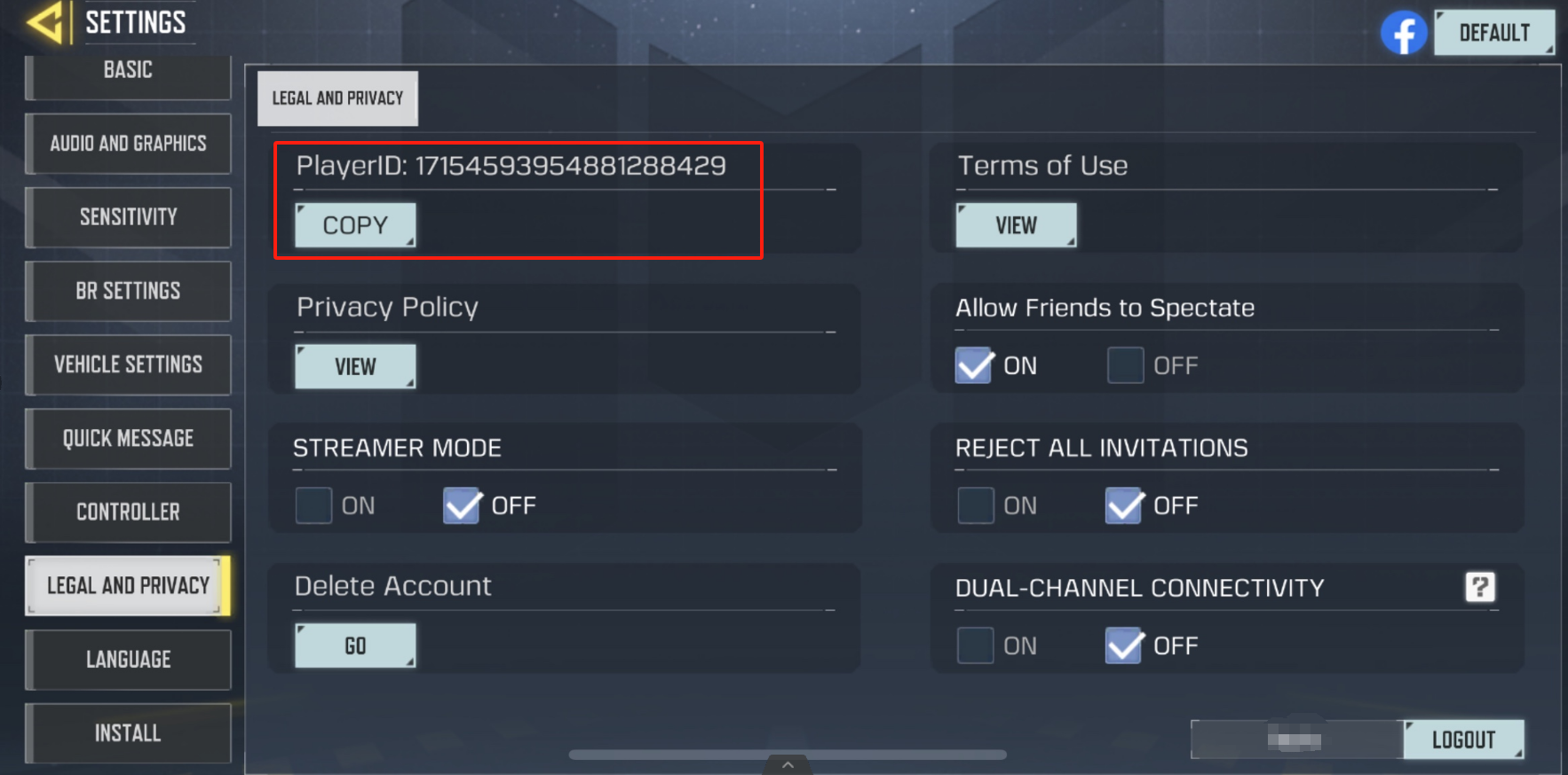 Panduan menemukan User ID Call of Duty Mobile